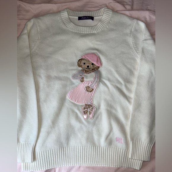 *SOLD* Ralph Lauren Bear Sweater - Picture 2 of 5